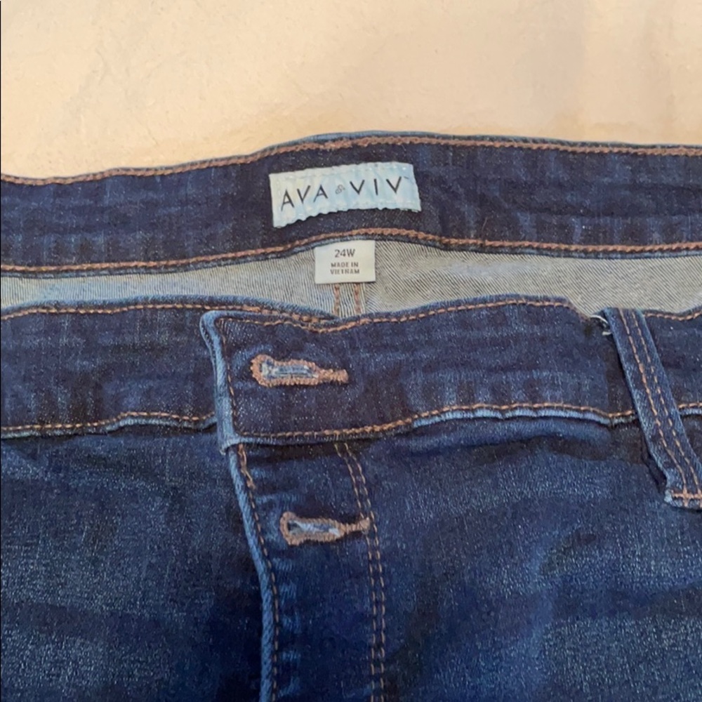 Ava & Viv plus size skinny jeans